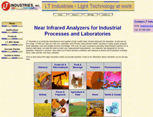 Tablet Screenshot of ltindustries.com